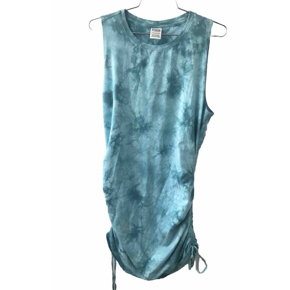 Pink Victoria’s Secret Sleeveless Dress Aqua Color Size XL - Picture 2 of 10